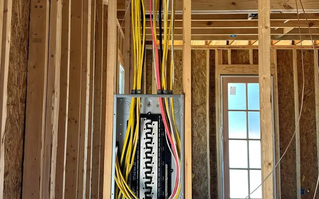 New construction wiring project completed by Paramount Electric in DeSoto County, Mississippi